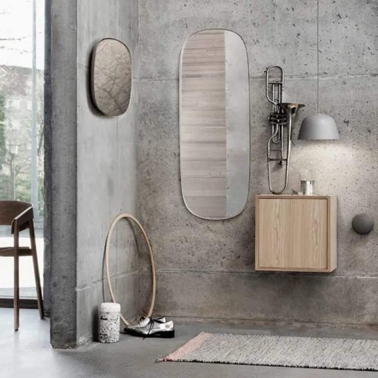 Muuto Framed mirror, small, grey