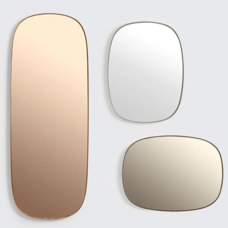 Muuto Framed mirror, small, grey