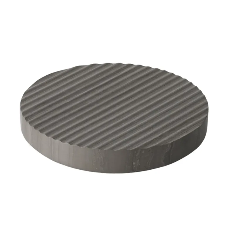 Muuto Groove marble trivet, small, grey