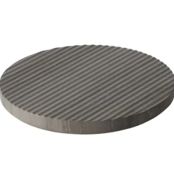 Muuto Groove marble trivet, large, grey
