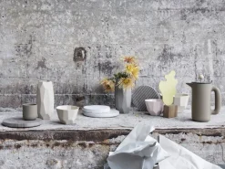 Muuto Groove marble trivet, large, grey