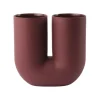 Muuto Kink vase, deep red