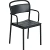 Muuto Linear Steel armchair, black