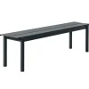 Muuto Linear Steel bench 170 cm, black