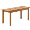 Muuto Linear Steel bench 110 cm, burnt orange