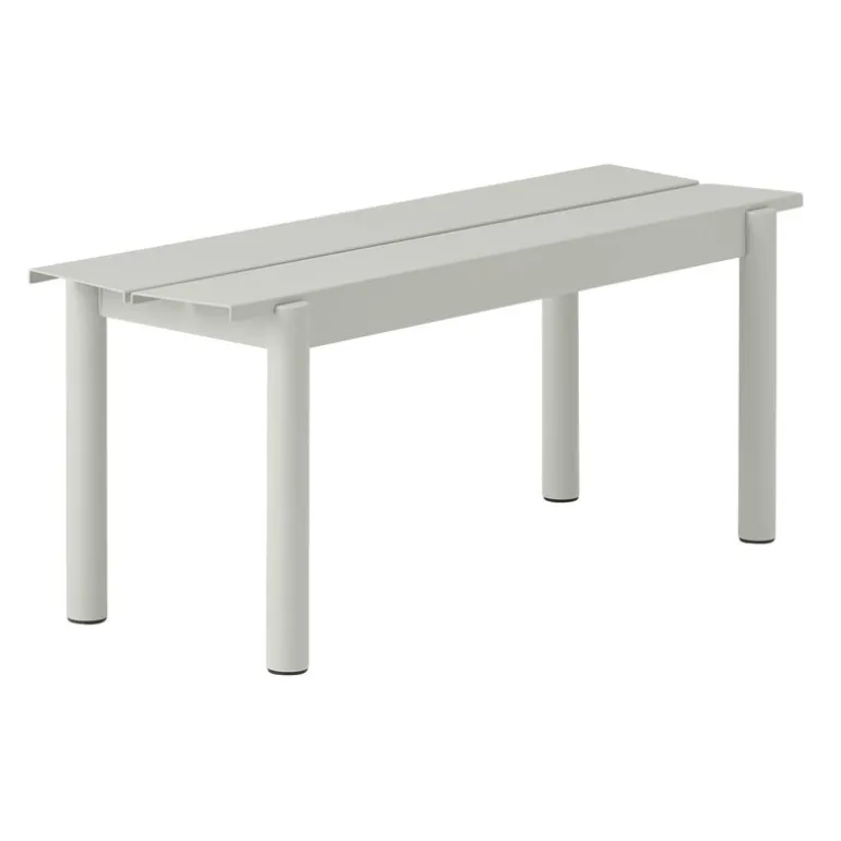 Muuto Linear Steel bench, 110 cm, grey