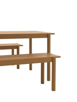 Muuto Linear Steel bench 170 cm, burnt orange