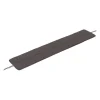 Muuto Linear Steel bench seat pad, 170 cm, dark grey