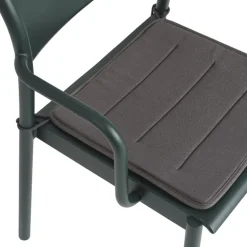 Muuto Linear Steel chair seat pad, dark grey