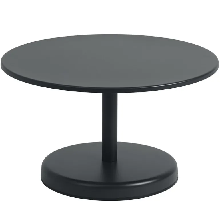 Muuto Linear Steel coffee table, 70 cm, black