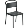 Muuto Linear Steel side chair, black