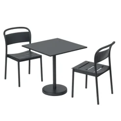 Muuto Linear Steel side chair, black