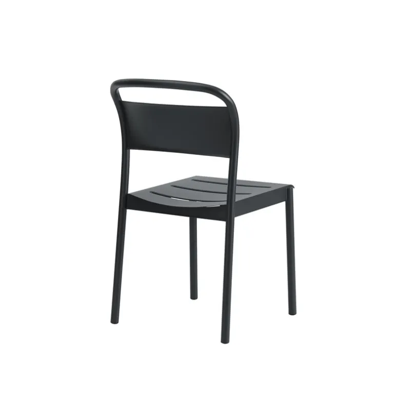 Muuto Linear Steel side chair, black