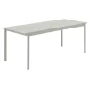 Muuto Linear Steel table, 200 x 75 cm, grey