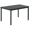 Muuto Linear Steel table 140 x 75 cm, black