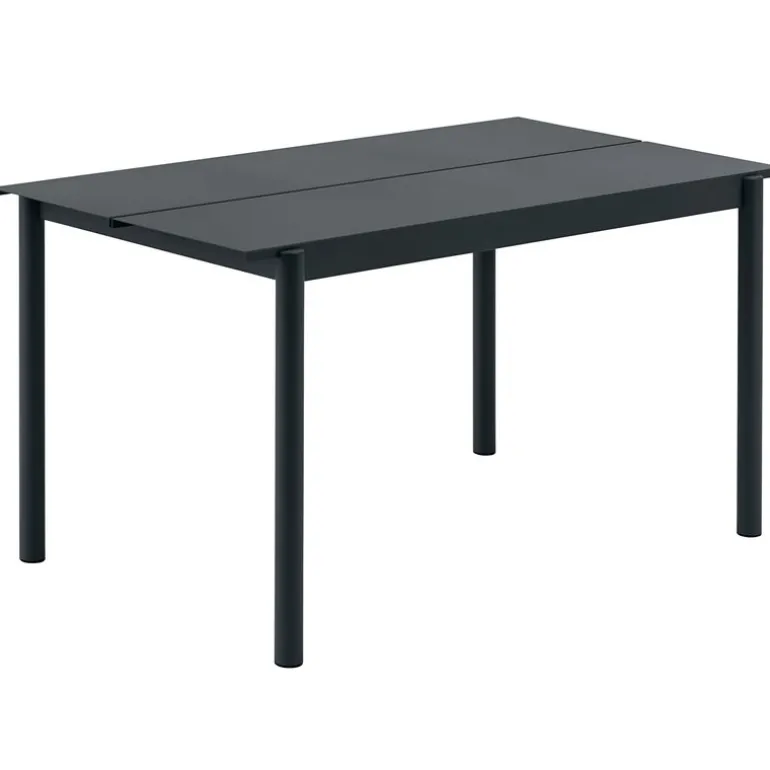 Muuto Linear Steel table 140 x 75 cm, black