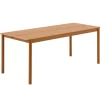 Muuto Linear Steel table 200 x 75 cm, burnt orange