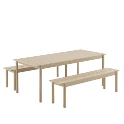 Muuto Linear Wood bench 170 x 34 cm, oak