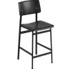 Muuto Loft bar stool 65 cm, black