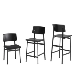 Muuto Loft bar stool 65 cm, black