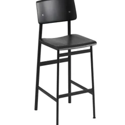 Muuto Loft bar stool 75 cm, black