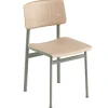Muuto Loft chair, dusty green - oak