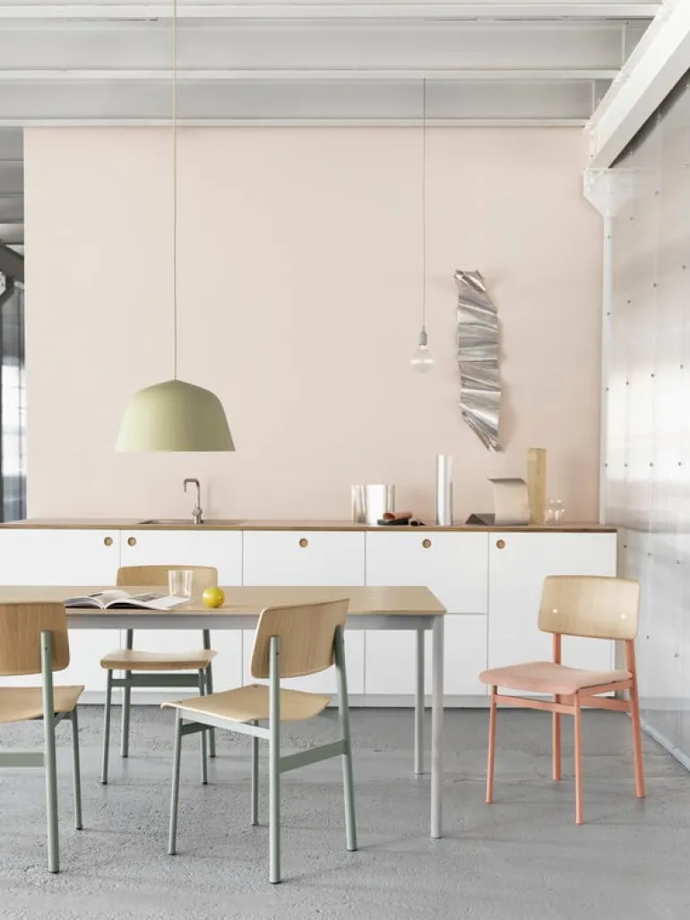 Muuto Loft chair, dusty green - oak