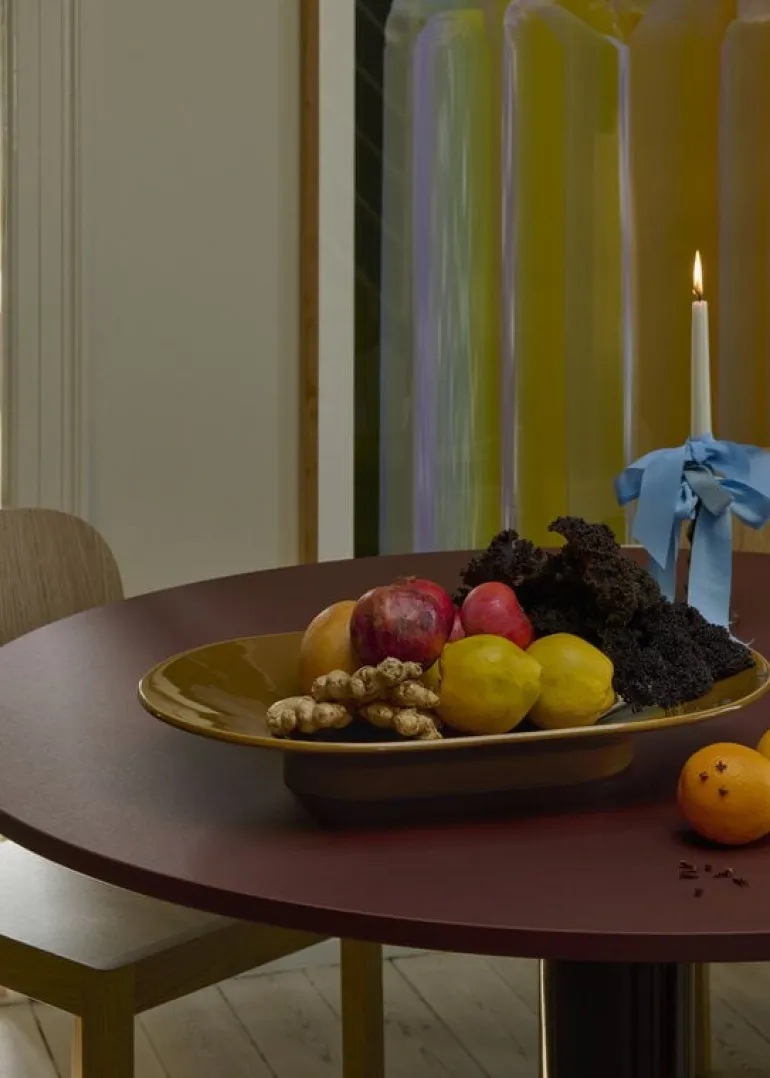 Muuto Mere bowl, 52 x 36 cm, brown green