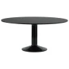 Muuto Midst table, 160 cm, black linoleum - black