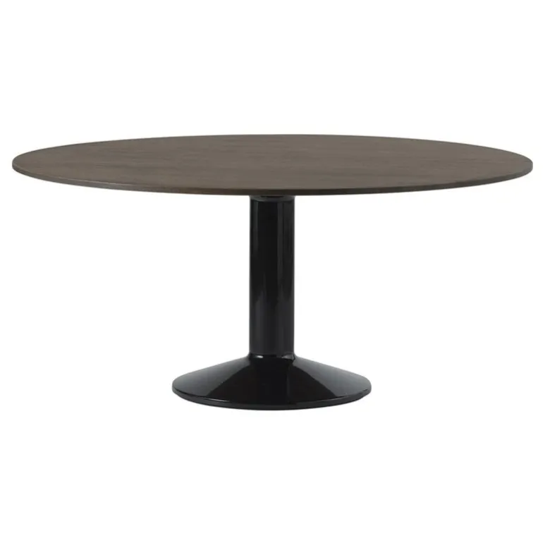 Muuto Midst table, 160 cm, dark oiled oak - black