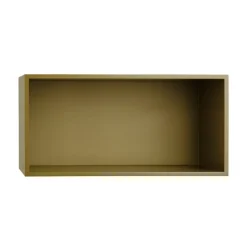 Muuto Mini Stacked shelf module, large, brown green