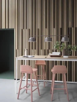 Muuto Nerd bar stool, 75 cm, tan rose