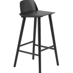 Muuto Nerd bar stool, 75 cm, black
