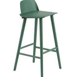 Muuto Nerd bar stool, 75 cm, green