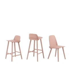 Muuto Nerd counter stool, 65 cm, tan rose