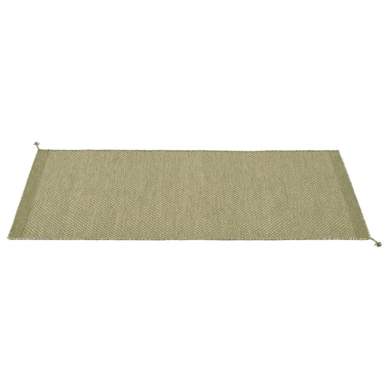 Muuto Ply rug, recycled polyester, 80 x 200 cm, moss green