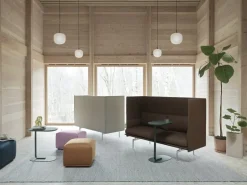 Muuto Relate side table, h. 73,5 cm, oak veneer - black