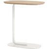 Muuto Relate side table, h. 60,5 cm, solid oak - off white