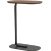 Muuto Relate side table, h. 73,5 cm, smoked solid oak - black
