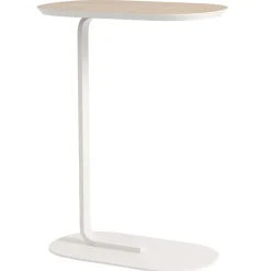 Muuto Relate side table, h. 73,5 cm, oak veneer - off white
