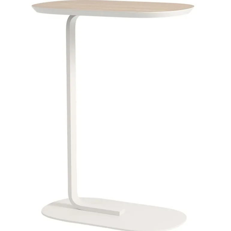 Muuto Relate side table, h. 73,5 cm, oak veneer - off white
