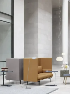 Muuto Relate side table, h. 60,5 cm, blue grey