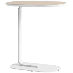Muuto Relate side table, h. 60,5 cm, oak - off white