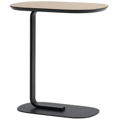 Muuto Relate side table, h. 60,5 cm, oak - black