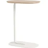 Muuto Relate side table, h. 73,5 cm, solid oak - off white