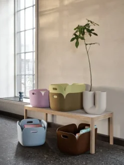 Muuto Restore basket, beige green