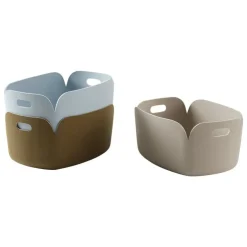Muuto Restore basket, brown green