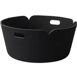 Muuto Restore round basket, black