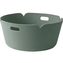 Muuto Restore round basket, dusty green