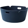 Muuto Restore round basket, midnight blue